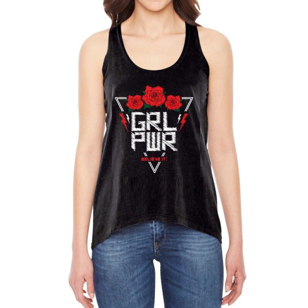 Women's Graphic Tank Top - Black